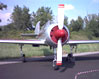 Yak-52 visto da davanti. Questa immagine s'ingrandisce in una nuova finestra