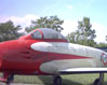 F-86 della pattuglia acrobatica "Cavallino rampante". Questa immagine s'ingrandisce in una nuova finestra