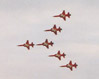 Patrouille Suisse in formazione. Questa immagine s'ingrandisce in una nuova finestra