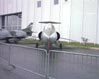 F-104 parcheggiato davanti al museo dell'Aeronautica Militare. Questa immagine s'ingrandisce in una nuova finestra