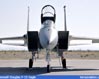 Vista frontale di un F-15C ad Amigo Airsho, El Paso (Texas). Questa immagine s'ingrandisce in una nuova finestra