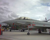 Muso dell'Eurofighter "Typhoon" visto di lato. Questa immagine s'ingrandisce in una nuova finestra