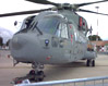 Muso dell'EH-101 "Merlin" della Marina Militare, visto di tre quarti. Questa immagine s'ingrandisce in una nuova finestra