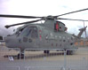 Vista a tre quarti di un EH-101 "Merlin" della Marina Militare. Questa immagine s'ingrandisce in una nuova finestra