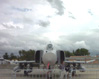 Vista frontale di un F-4 "Phantom" dell'aviazione tedesca. Questa immagine s'ingrandisce in una nuova finestra